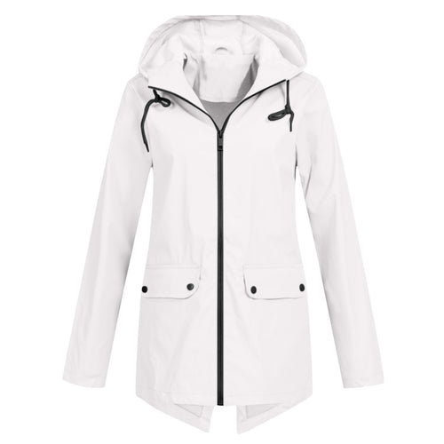 Windproof Jacket Zipper Hooded Outdoor Windproof Jacket Thin Outdoor Jacket for Women