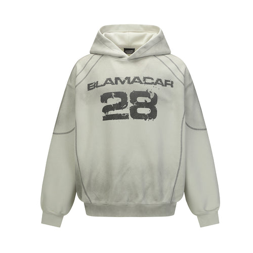 Wash dirty and dyed hoodies with water