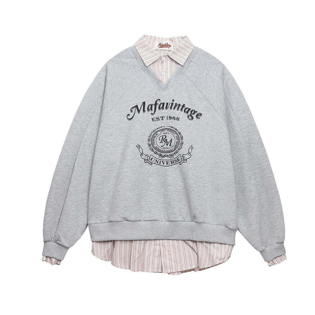 Polo shirt lapel sweatshirt men's and women's