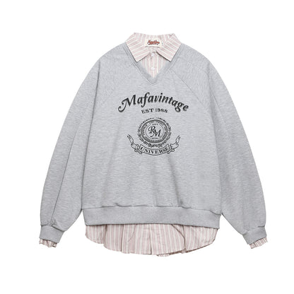 Polo shirt lapel sweatshirt men's and women's