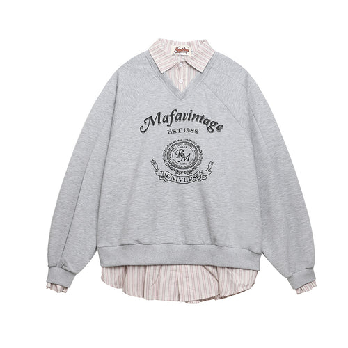 Polo shirt lapel sweatshirt men's and women's