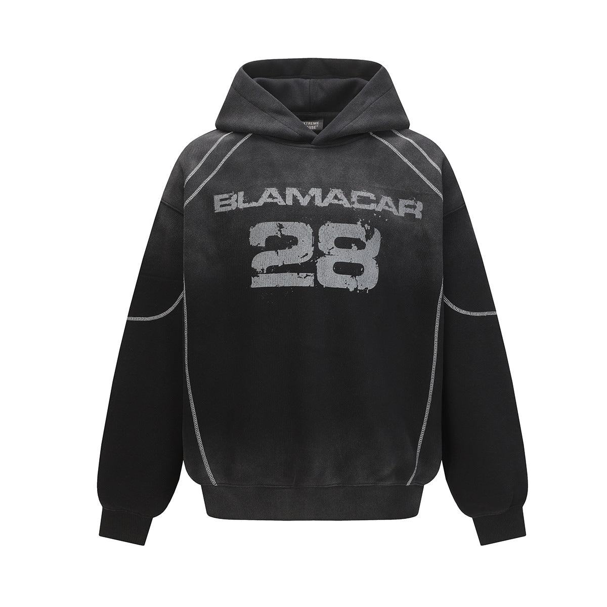 Wash dirty and dyed hoodies with water