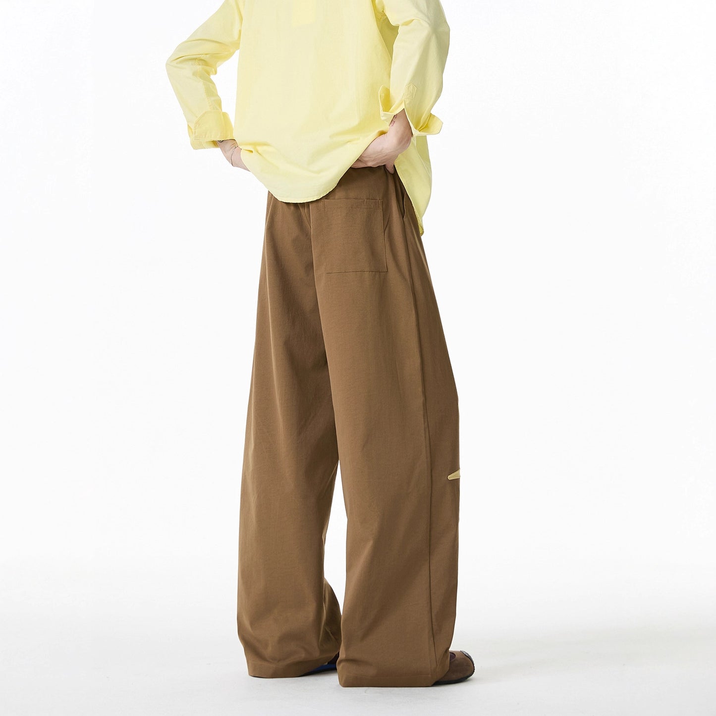 Casual Pants Men Style Loose Quick-Dry Long Pants Vibe Streetwear Versatile Casual Trousers Star Pattern