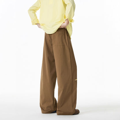 Casual Pants Men Style Loose Quick-Dry Long Pants Vibe Streetwear Versatile Casual Trousers Star Pattern