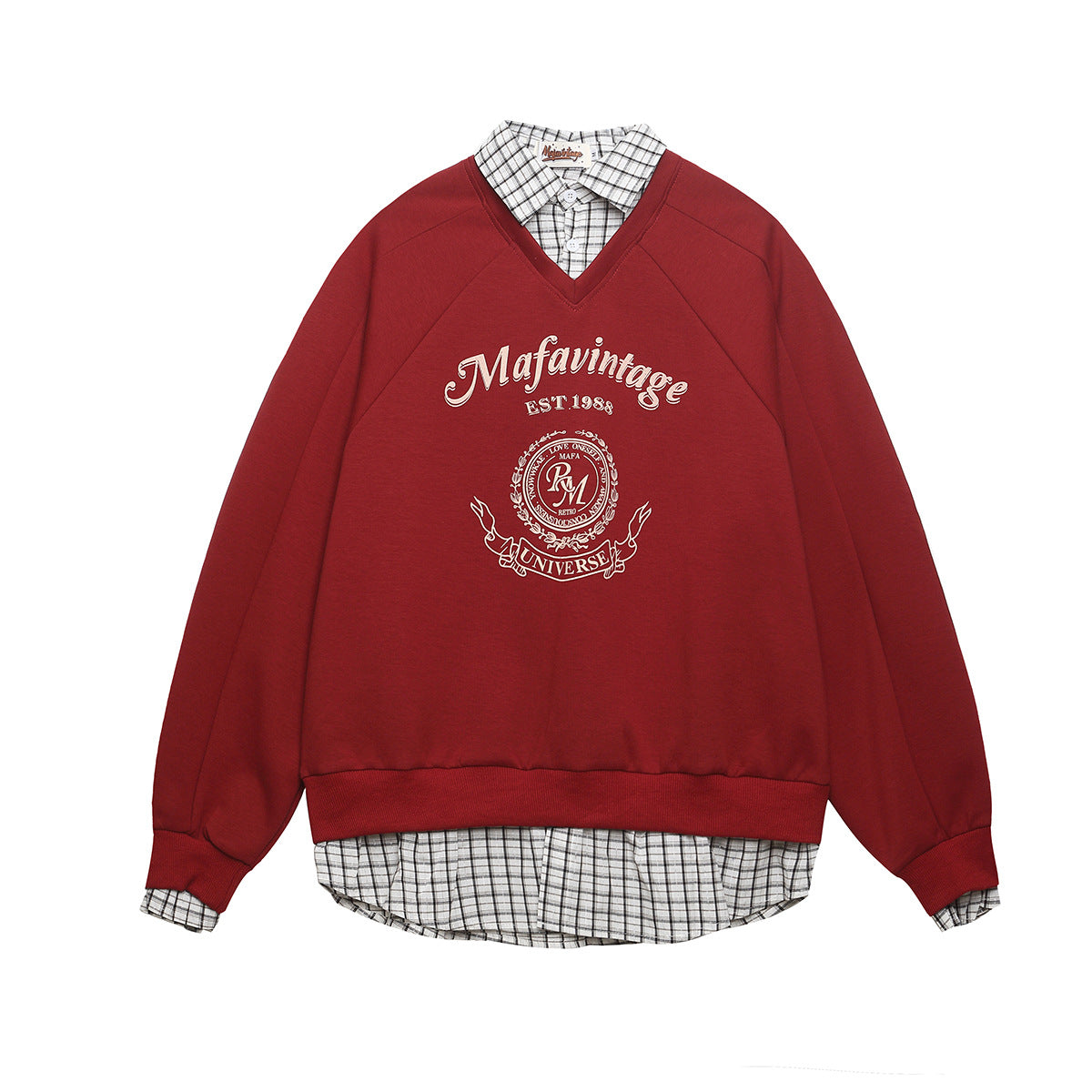 Polo shirt lapel sweatshirt men's and women's