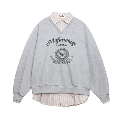 Polo shirt lapel sweatshirt men's and women's