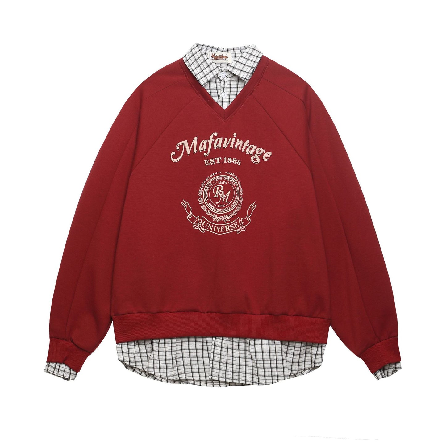 Polo shirt lapel sweatshirt men's and women's